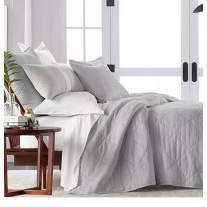 Hotel Collection Dobby Diamond Coverlet, Full/Queen, Created for Macy's